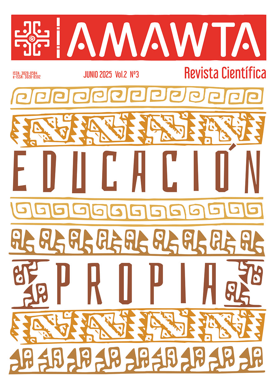 Portada de la revista Nº3 Amawta, Educación propia